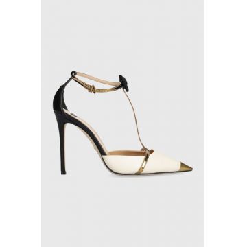 Elisabetta Franchi stilettos de piele culoarea negru, SA02L37E2