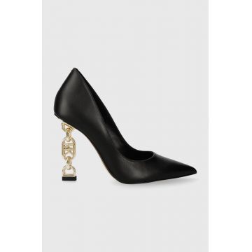 MICHAEL Michael Kors stilettos de piele Tenley culoarea negru, 40H3TYHP1L