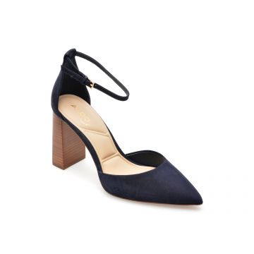 Pantofi ALDO bleumarin, MILLGATE412, din nabuc