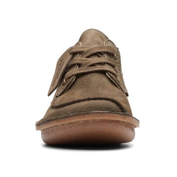 Pantofi clasici din piele nabuc