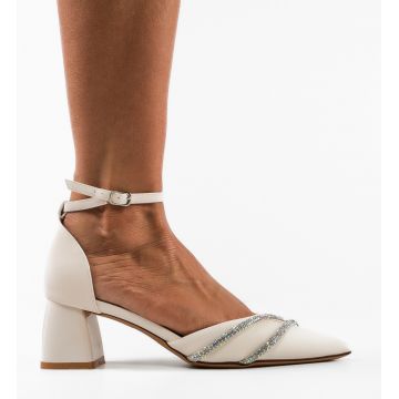 Pantofi dama Athalia Bej