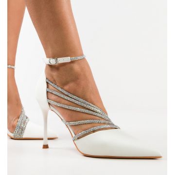 Pantofi dama Metztli Alb