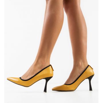 Pantofi dama Vehy Galbeni