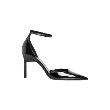 Pantofi de piele cu varf ascutit