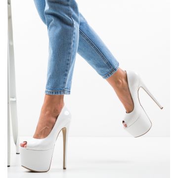 Pantofi Quker Albi