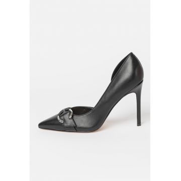 Pantofi stiletto de piele cu varf ascutit Finite