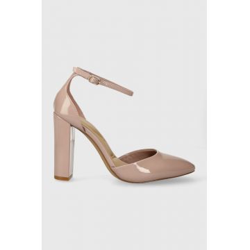 Aldo pumps EOWELAGAN culoarea bej, cu toc drept