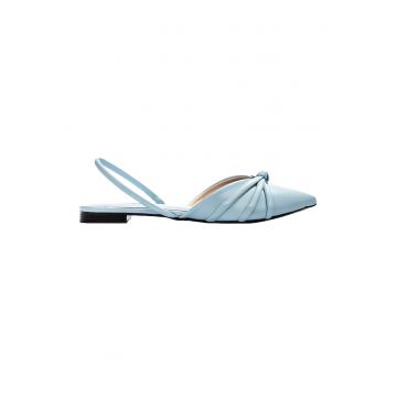 Balerini slingback de piele ecologica Nisha