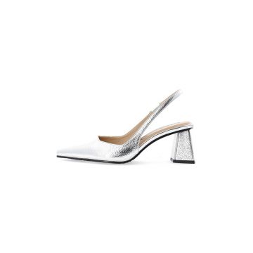 Bianco pumps BIAMARALYN culoarea argintiu, cu toc drept, cu toc deschis, 11240959