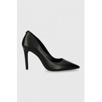 MICHAEL Michael Kors stilettos de piele Alina culoarea negru, 40R4HNHP1L