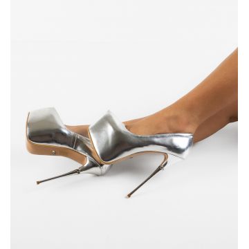 Pantofi dama Kyal Argintii