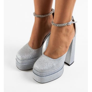 Pantofi dama Vestrok Argintii