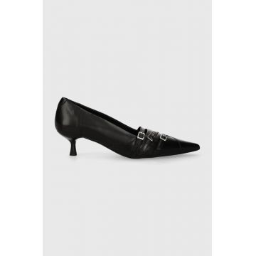 Vagabond Shoemakers stilettos de piele LYKKE culoarea negru, 5714.101.20
