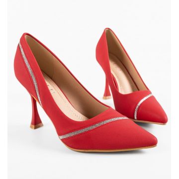 Pantofi dama Zaid Rosii