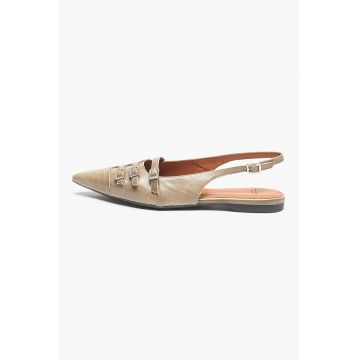 Balerini slingback din piele