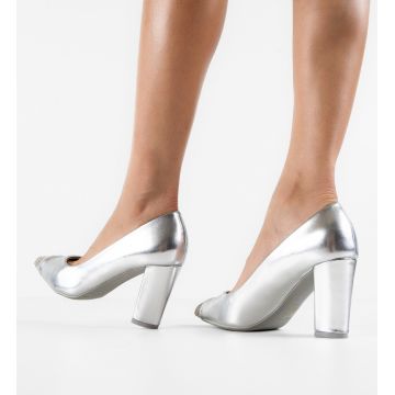 Pantofi dama Meyly Argintii