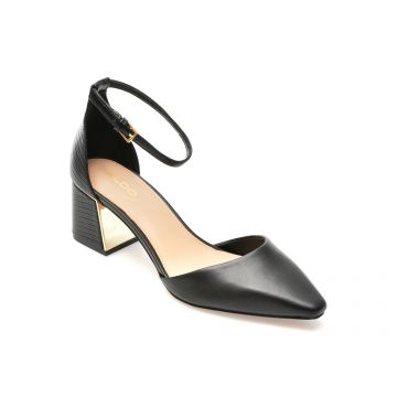 Pantofi eleganti ALDO negri, TINCTUM007, din piele ecologica