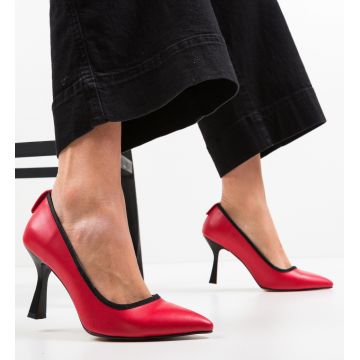 Pantofi Latha Rosii