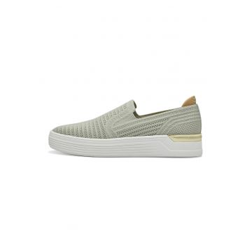 Pantofi slip-on cu aspect tricotat