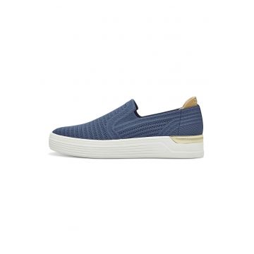 Pantofi slip-on cu aspect tricotat