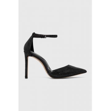 Aldo pantofi cu toc Derperla culoarea negru, 13773248.Derperla