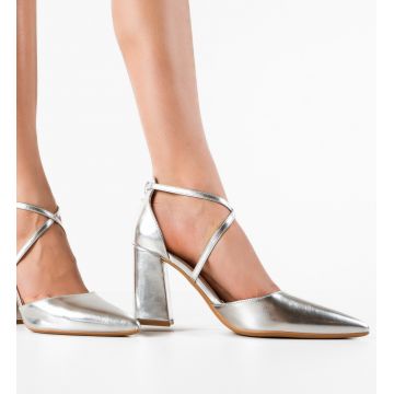 Pantofi dama Nera Argintii