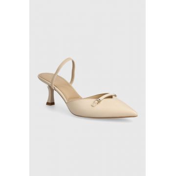 Aldo pantofi cu toc Nailah culoarea bej, 13740397.Nailah