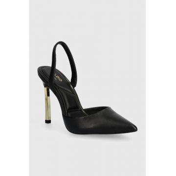 Aldo stilettos de piele Shimmy culoarea negru, 13743840.Shimmy