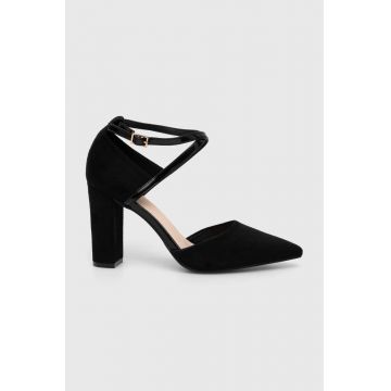 Answear Lab pumps culoarea negru, cu toc drept