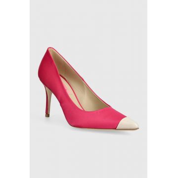 Custommade pantofi cu toc Aljo culoarea roz, 000403014.155