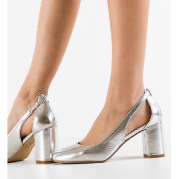 Pantofi dama Adriama Argintii