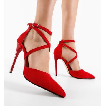 Pantofi dama Bridey Rosii