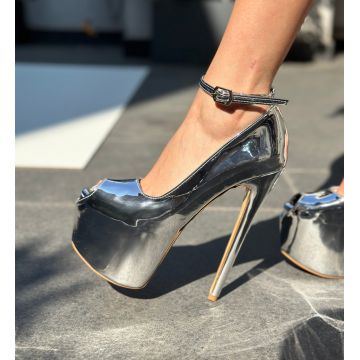 Pantofi dama Steph Argintii