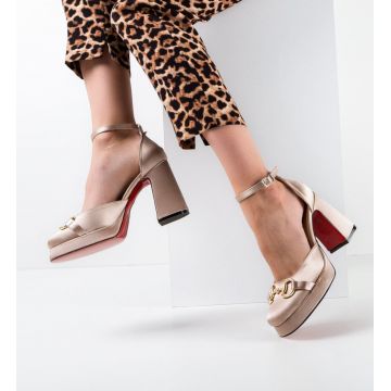 Pantofi dama Yeres Bej 2