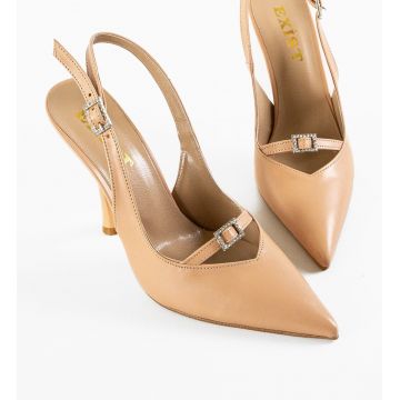 Pantofi dama Zeroun Bej