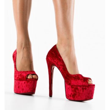 Pantofi Nicmalo Rosii 2