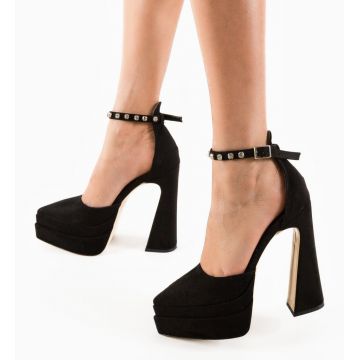 Pantofi dama Sivri Negri 4