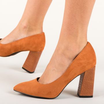 Pantofi Emiro Camel Pantofi Emiro Camel