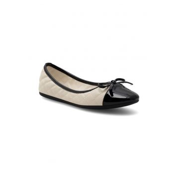 Balerini dama -  370406 - Piele ecologica - Bej