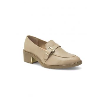Pantofi dama -  388098 - Piele naturala - Bej