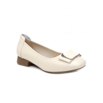 Pantofi dama - piele naturala - TP5103 12 - Bej