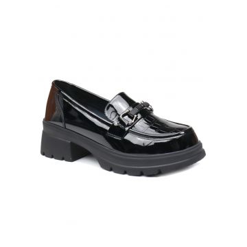 Pantofi dama - piele naturala - TP6830 1 - Negru