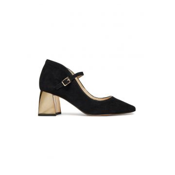 Pantofi pumps D04871-4330-001 Negru -  Piele naturala