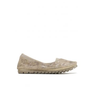 Balerini  302662425 - Piele naturala - Bej