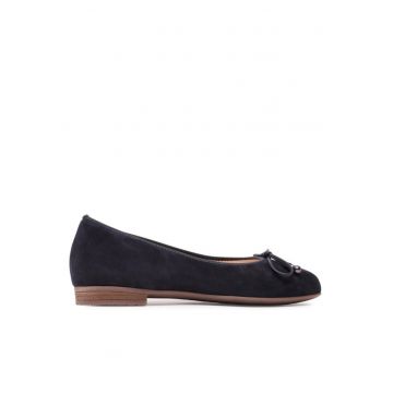 Balerini  302722457 - Piele intoarsa - Bleumarin