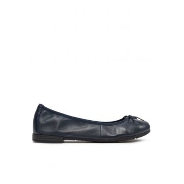Balerini  303580803 - Piele naturala - Bleumarin