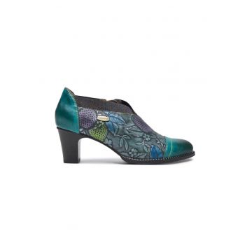 Pantofi dama -  304356 - Piele naturala - Albastru -
