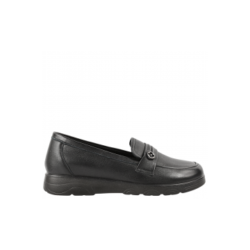 Pantofi casual - femei -  2388 negru - piele naturala