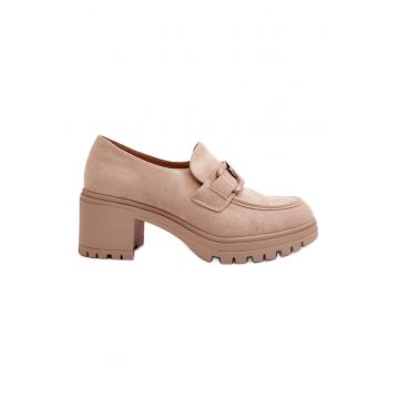 Pantofi pentru femei - BM188416 - Bej