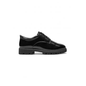 Pantofi dama - 23547 - Piele ecologica - Negru